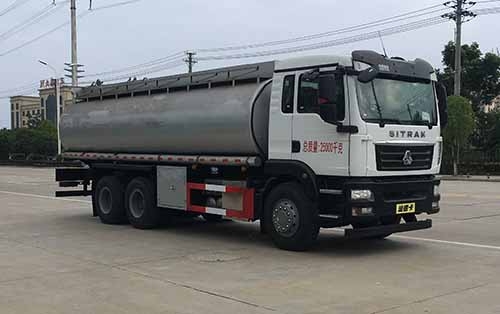 國六 23方 重汽后八輪供液車(340)