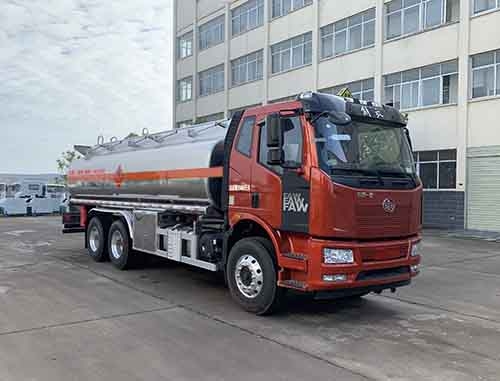 國六 21方 解放后雙橋鋁合金運(yùn)油車(柴,空)